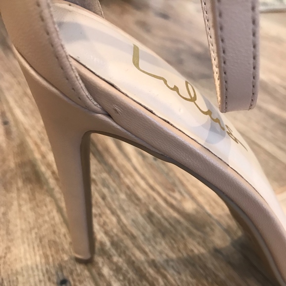 Like NEW - Lulu's | Lovliness Nude Ankle Strap - Picture 8 of 8